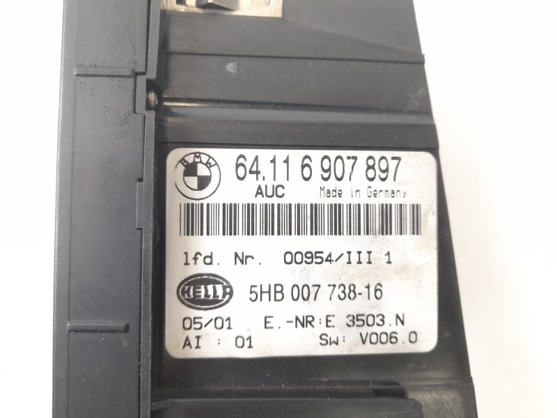Recambio de mando climatizador para bmw serie 3 berlina (e46) 320d referencia OEM IAM 64116907897 5HB00773816 