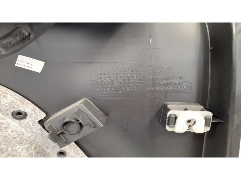 Recambio de guarnecido puerta delantera derecha para volkswagen golf plus (521) advance referencia OEM IAM 5M0868080  