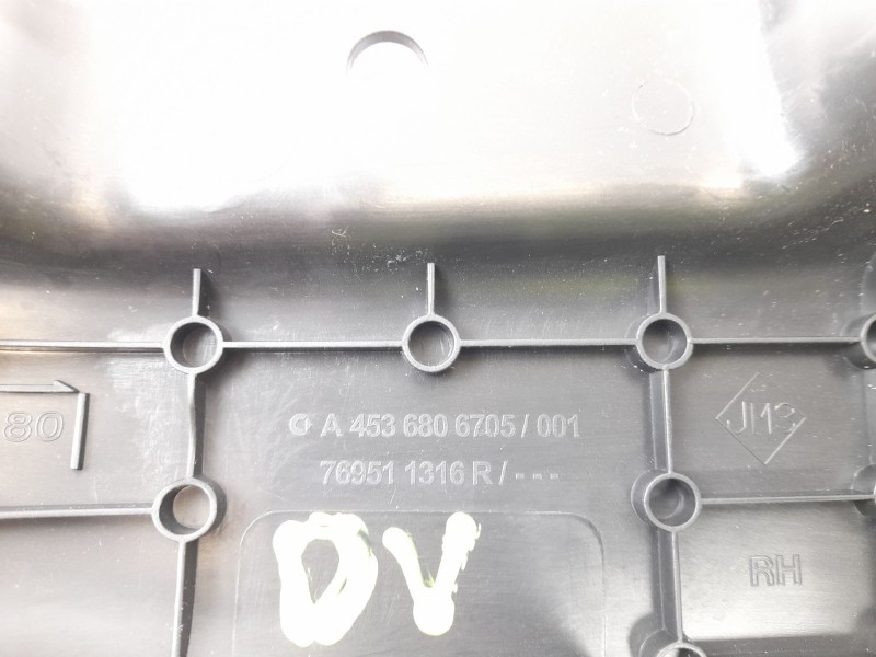 Recambio de moldura para smart fortwo coupé (453) 0.9 (453.344, 453.353) referencia OEM IAM A4536806705  