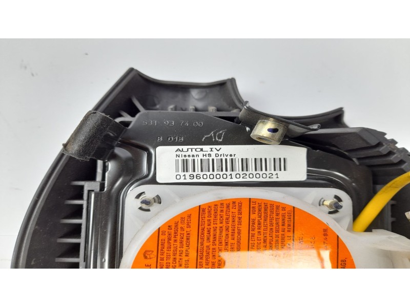Recambio de airbag delantero izquierdo para nissan almera ii hatchback (n16) 2.2 di referencia OEM IAM 531937400  