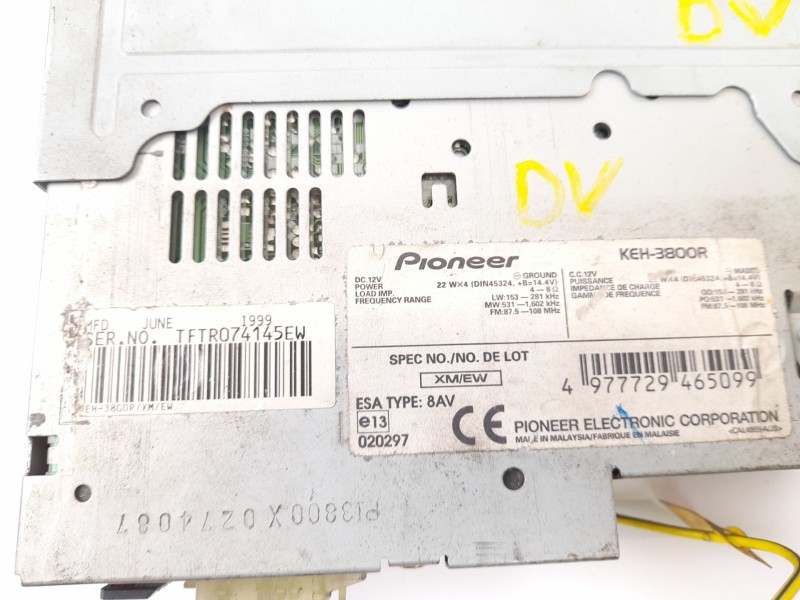 Recambio de sistema audio / radio cd para s.m grecav sonique 0.4 referencia OEM IAM   