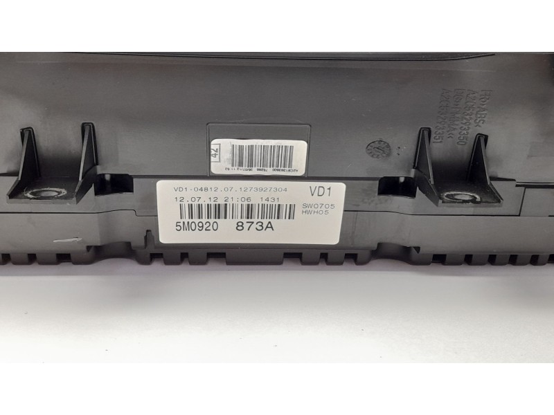 Recambio de cuadro instrumentos para volkswagen golf plus (521) advance referencia OEM IAM 5M0920873A  