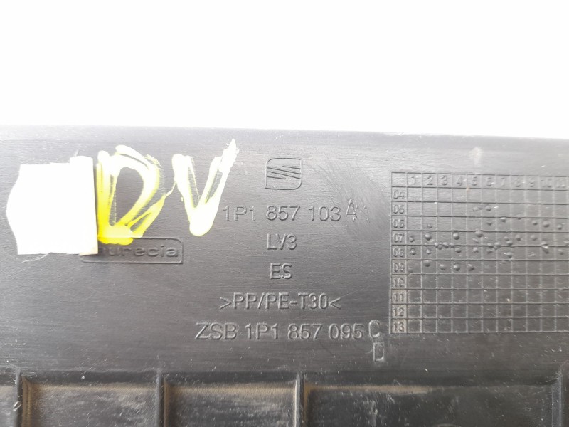 Recambio de guantera para seat leon (1p1) 1.9 tdi referencia OEM IAM 1P1857103A 1P1857095C 