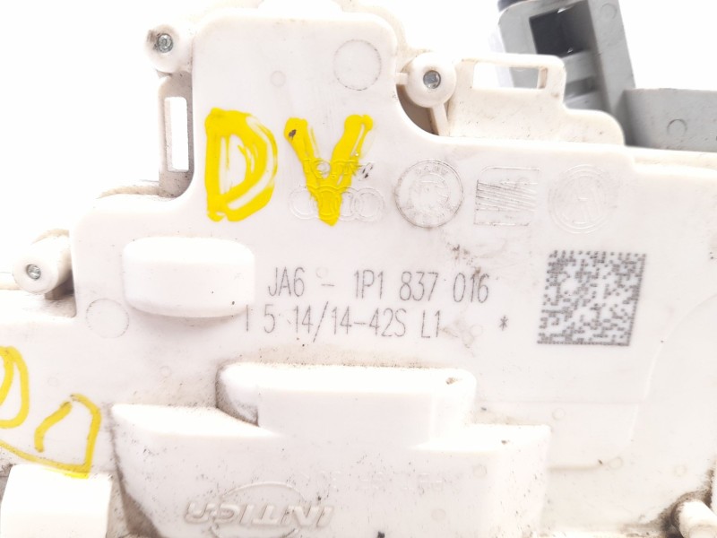 Recambio de cerradura puerta delantera derecha para seat leon (1p1) 1.9 tdi referencia OEM IAM 1P1837016  