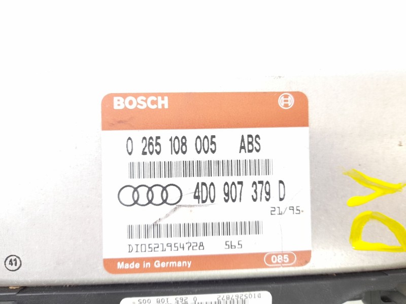 Recambio de centralita abs para audi a4 b5 (8d2) 1.9 tdi referencia OEM IAM 0265108005  