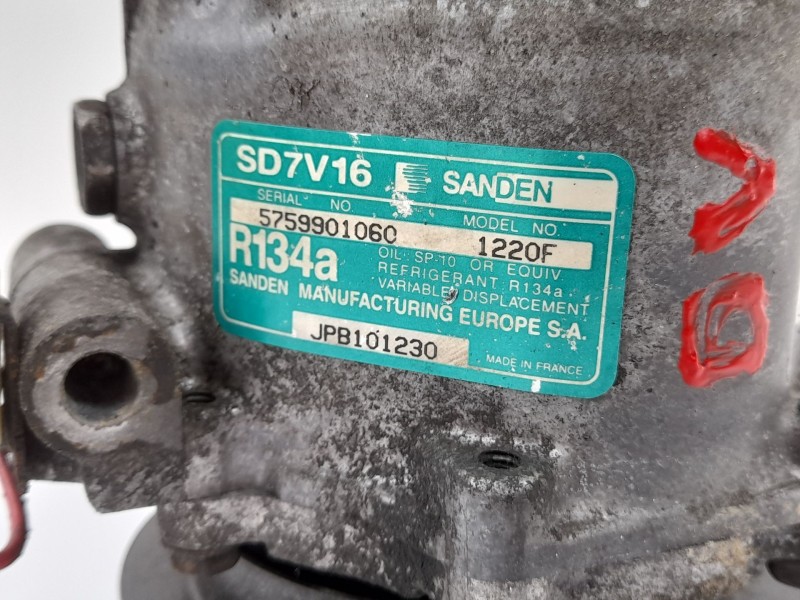 Recambio de compresor aire acondicionado para rover serie 45 (rt) 2.0 idt referencia OEM IAM JPB101230 5759901060 
