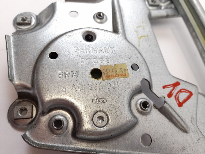 Recambio de elevalunas trasero izquierdo para audi a6 berlina (c4) 2.3 referencia OEM IAM 4A0839397A  