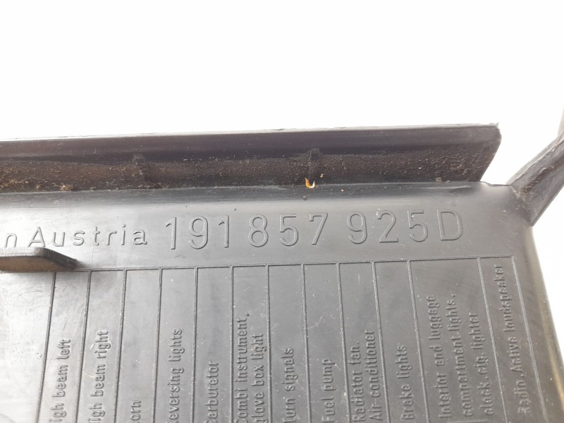 Recambio de guantera para volkswagen golf ii (19e, 1g1) 1.6 td referencia OEM IAM 191857925D  