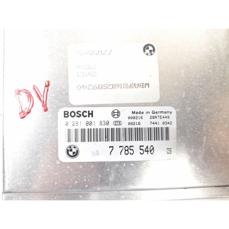 Recambio de centralita motor uce para bmw serie 5 berlina (e39) 530d referencia OEM IAM 7785540 0281001830 7785595