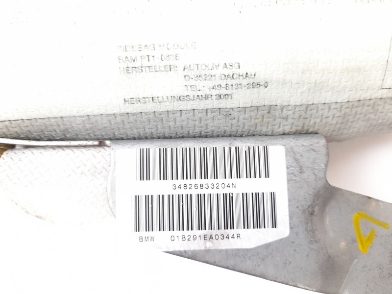 Recambio de airbag lateral delantero derecho para bmw serie 5 berlina (e39) 530d referencia OEM IAM 34826833204N  