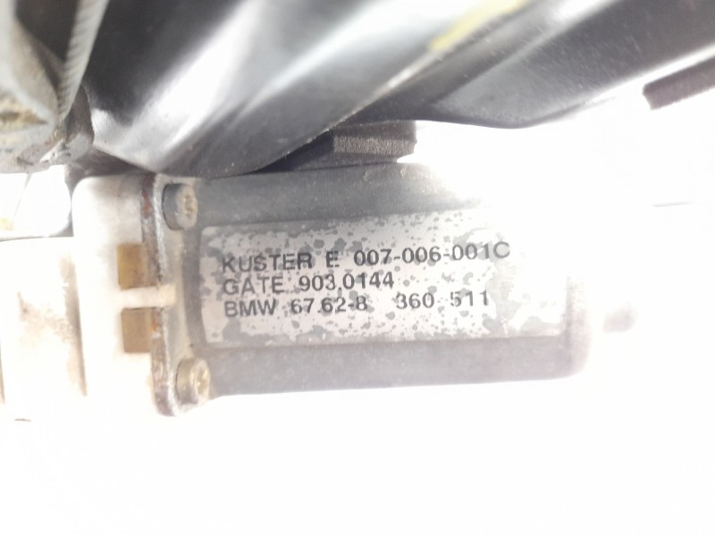 Recambio de elevalunas trasero derecho para bmw serie 5 berlina (e39) 530d referencia OEM IAM 67628360511 9030144 