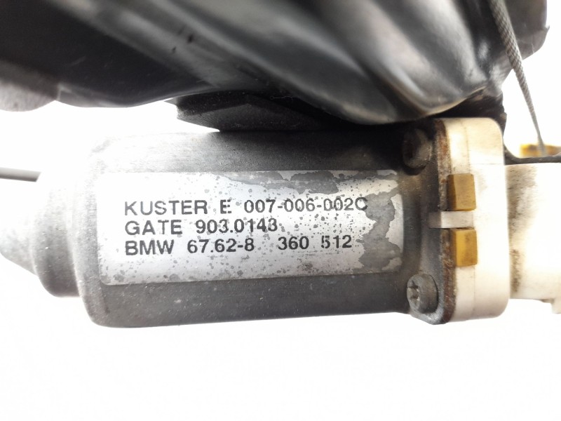 Recambio de elevalunas trasero izquierdo para bmw serie 5 berlina (e39) 530d referencia OEM IAM 67628360512 007006002C 9030143