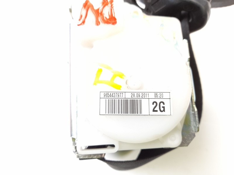 Recambio de cinturon seguridad trasero izquierda para citroen c4 picasso 1.6 16v referencia OEM IAM 9654437977  