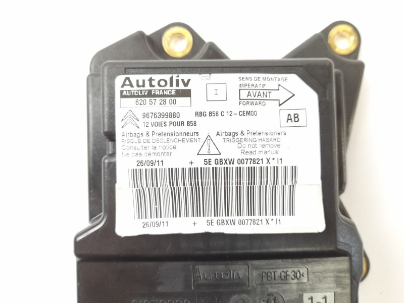 Recambio de centralita airbag para citroen c4 picasso 1.6 16v referencia OEM IAM 9676399880 610792301 608762100