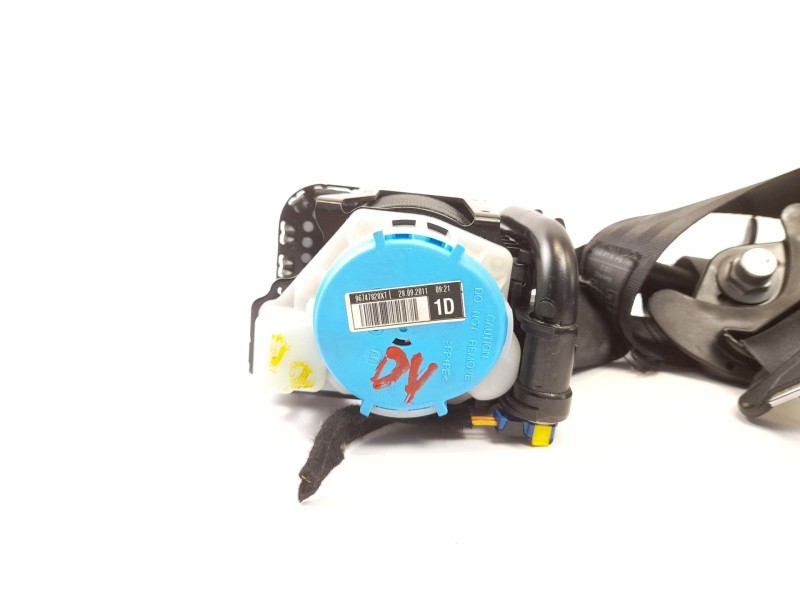 Recambio de cinturon seguridad delantero derecho para citroen c4 picasso 1.6 16v referencia OEM IAM 96747820XT  