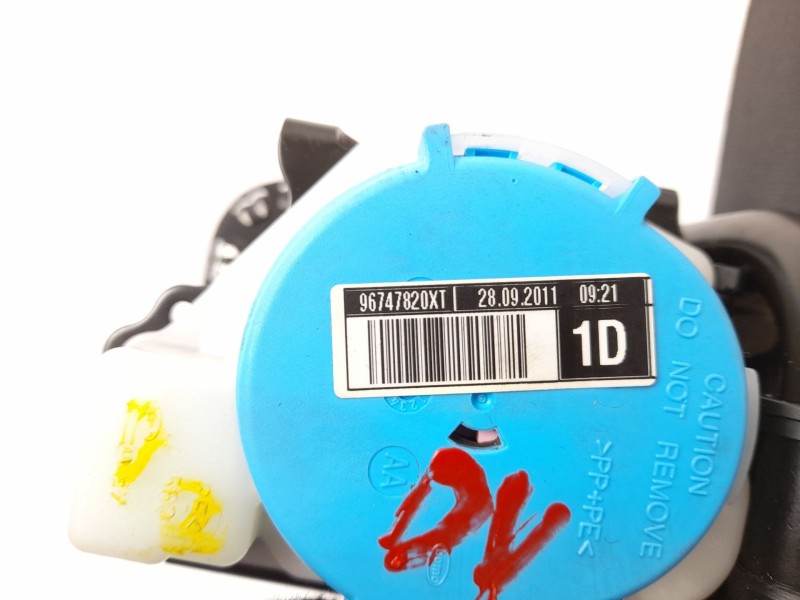Recambio de cinturon seguridad delantero derecho para citroen c4 picasso 1.6 16v referencia OEM IAM 96747820XT  