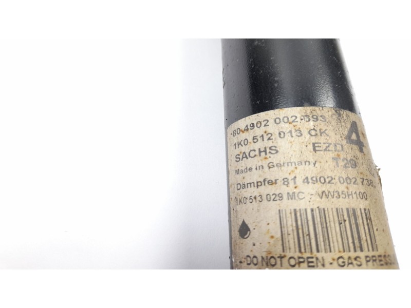 Recambio de amortiguador trasero derecho para volkswagen golf plus (521) advance referencia OEM IAM 804902002693 1K0511353 
