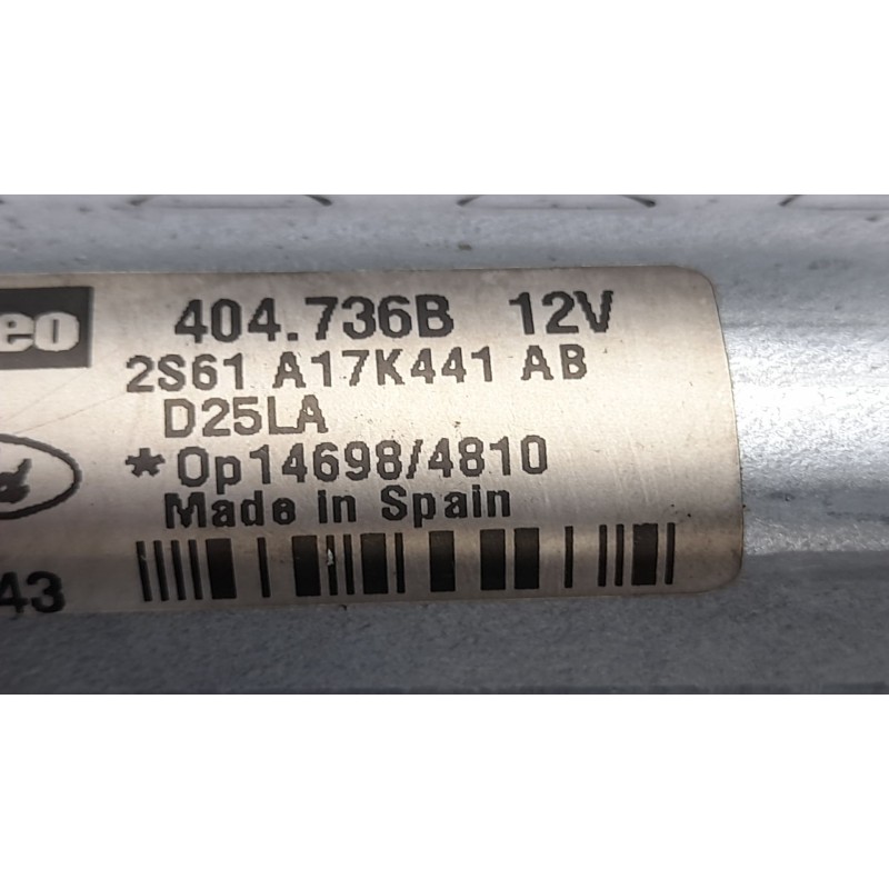 Recambio de motor limpia trasero para ford fiesta (cbk) 1.4 tdci cat referencia OEM IAM 404736B  