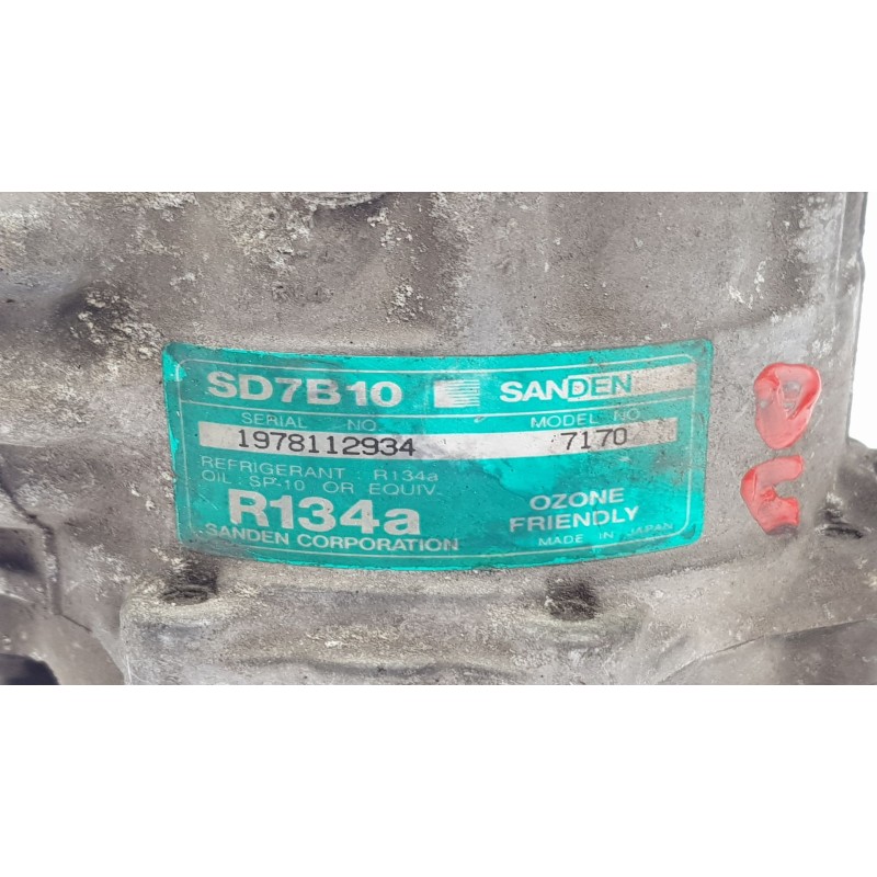 Recambio de compresor aire acondicionado para opel corsa b 1.7 diesel referencia OEM IAM SD7B10 1978112934 R134A