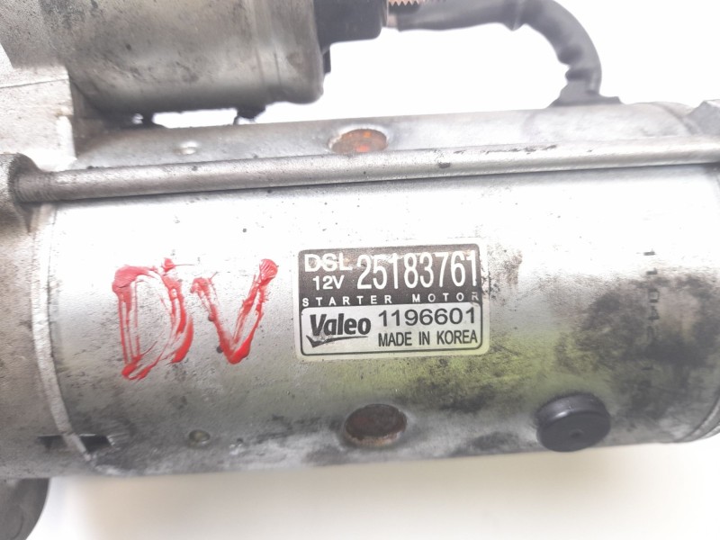 Recambio de motor arranque para chevrolet orlando (j309) 2.0 d referencia OEM IAM 25183761 1196601 