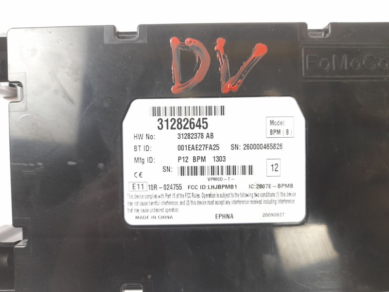Recambio de modulo manos libres para volvo s40 ii (544) 2.0d referencia OEM IAM 31282645 31282378AB BPM1303