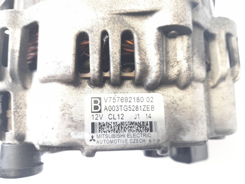 Recambio de alternador para citroen c4 picasso 1.6 16v referencia OEM IAM V75769218002 A003TG5281ZEB 