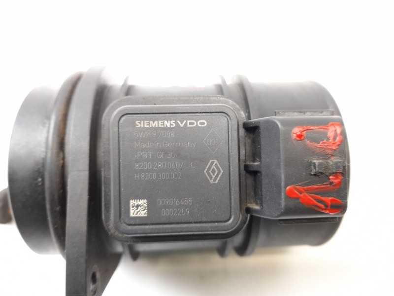 Recambio de caudalimetro para renault master ii furgon (fd) 2.5dci referencia OEM IAM 8200280060 5WK97008 H8200300002