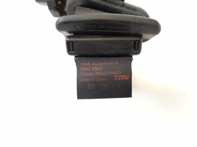 Recambio de cinturon seguridad trasero izquierda para citroen c2 1.4 hdi referencia OEM IAM 96422204XX  33029503