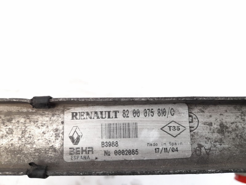 Recambio de intercooler para renault laguna ii (bg0) 2.2 dci turbodiesel referencia OEM IAM 8200075810C  