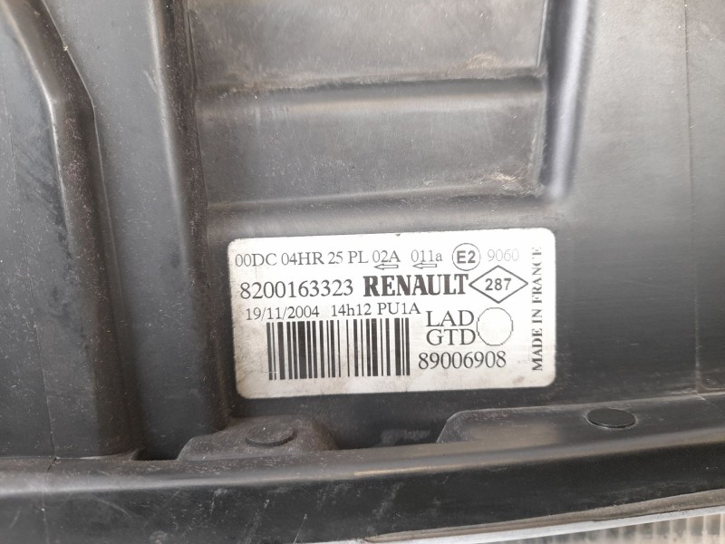 Recambio de faro izquierdo para renault laguna ii (bg0) 2.2 dci turbodiesel referencia OEM IAM 8200163323  89006908