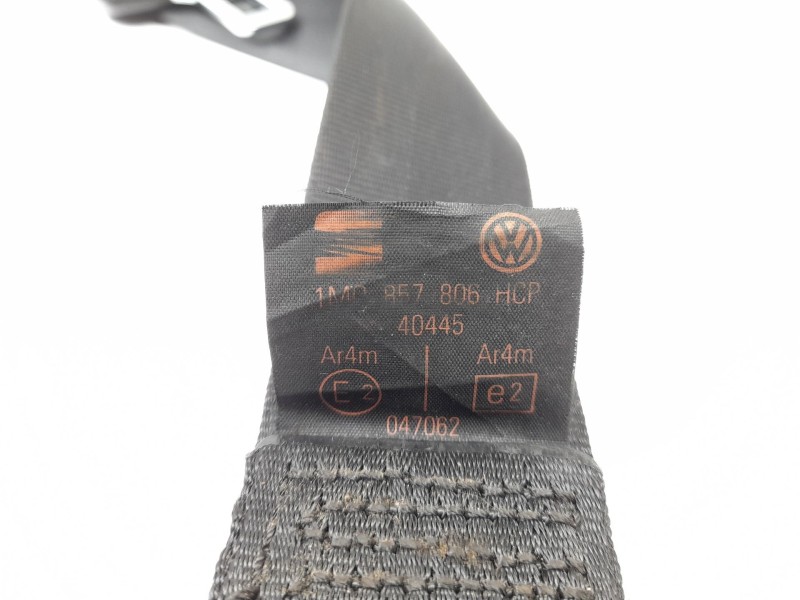 Recambio de cinturon seguridad trasero derecha para seat leon (1m1) 1.6 16 v referencia OEM IAM 1M0857806  